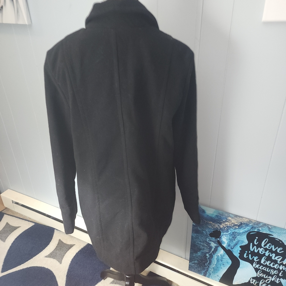 Liz Claiborne XL Classic Black Women's Coat - Picture 2 of 8